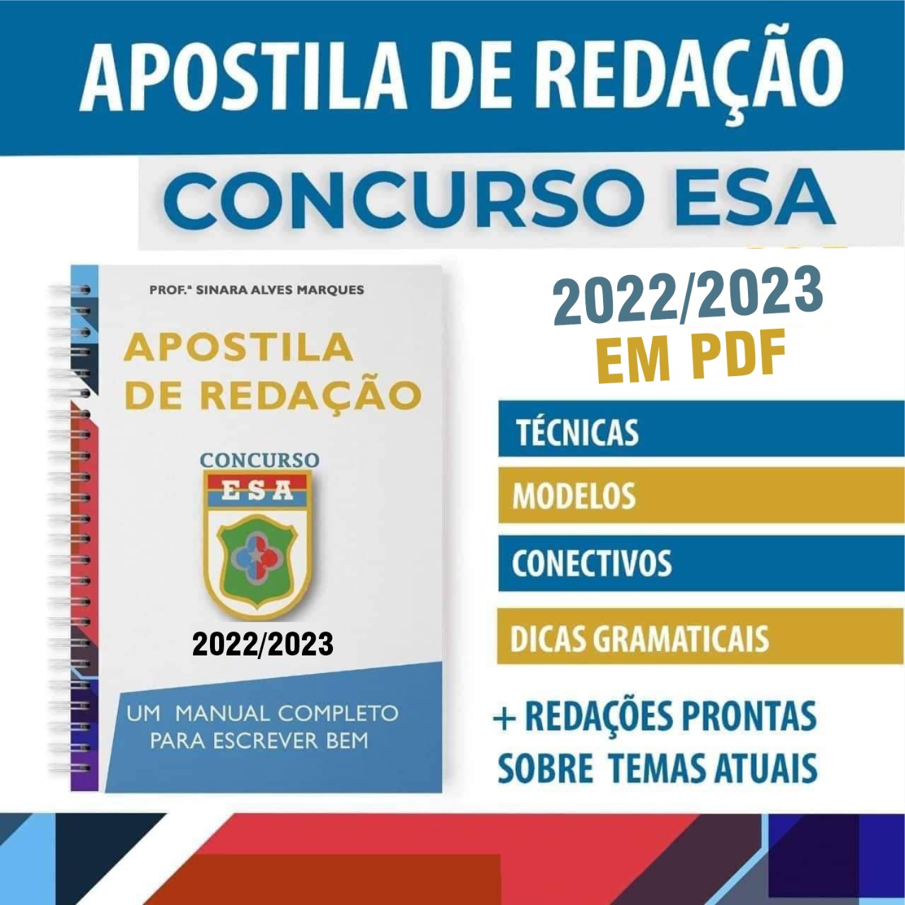 Esqueleto de Redação PMBA, PDF